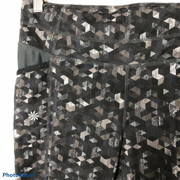 Athleta Small Triangular Be Free Leggings‎ Pockets - Picture 3 of 10